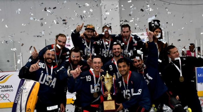 USA HOCKEY TEAM CAMPEÓN PANAMERICANO