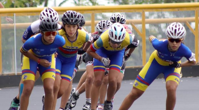 PATINAJE DE VELOCIDAD EN ACCIÓN EN JUEGOS PANAMERICANOS JÚNIOR