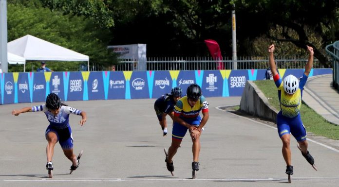 OROS DE VELOCIDAD DE PANAMERICANOS JÚNIOR PARA COLOMBIA Y BRASIL